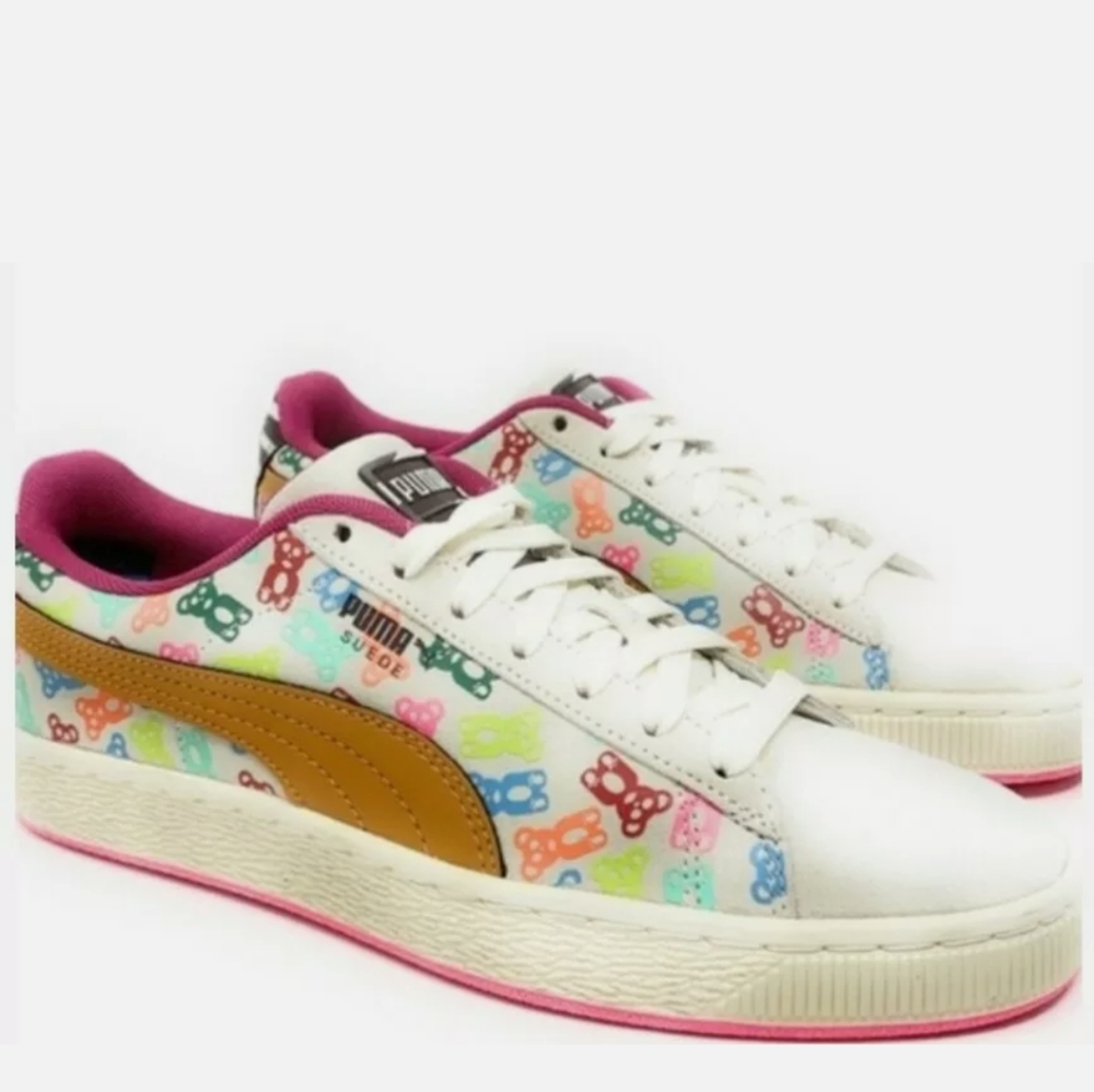 Puma Suede Gummie Bear Sneakers Sz 36